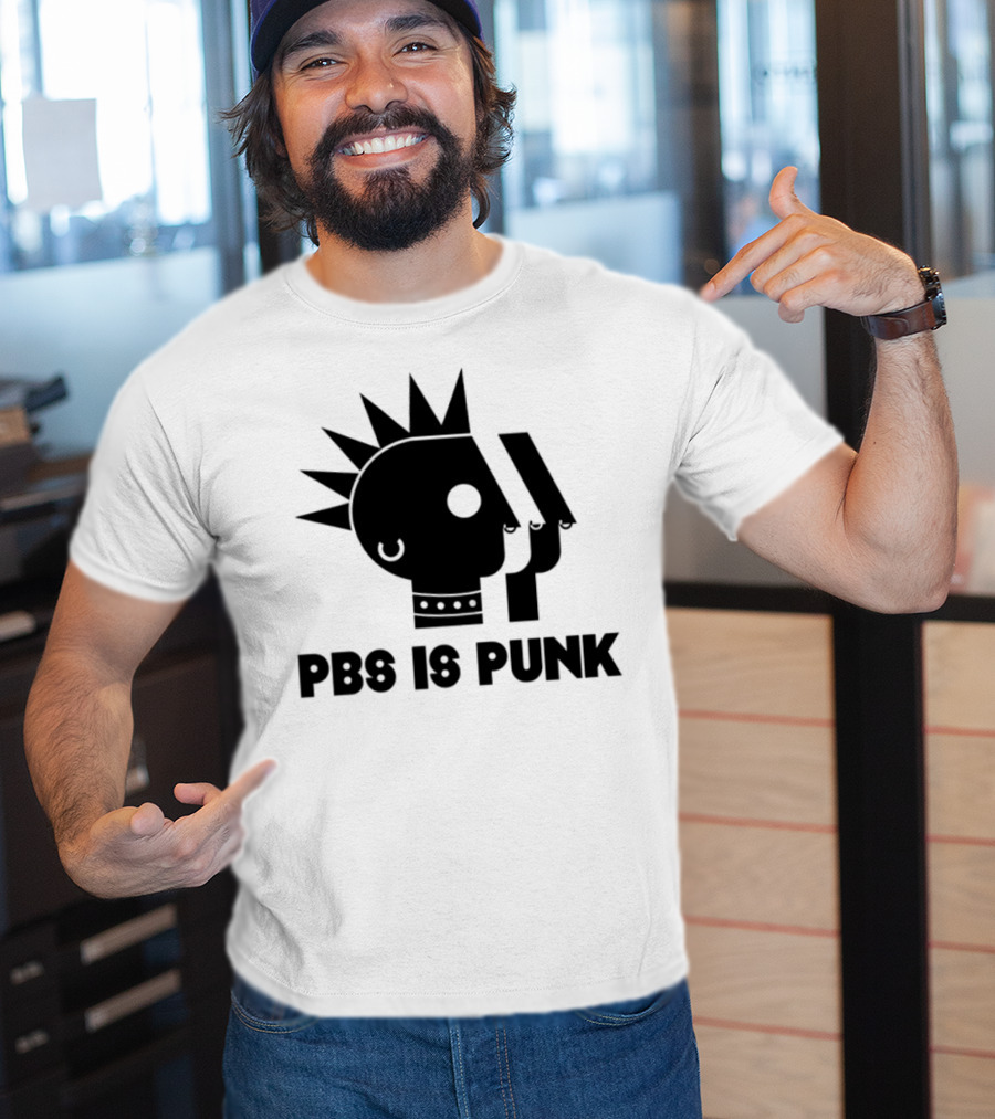 Two Crow Collective PBS Is Punk Vintage Cassette Vinyl Roots T-Shirt