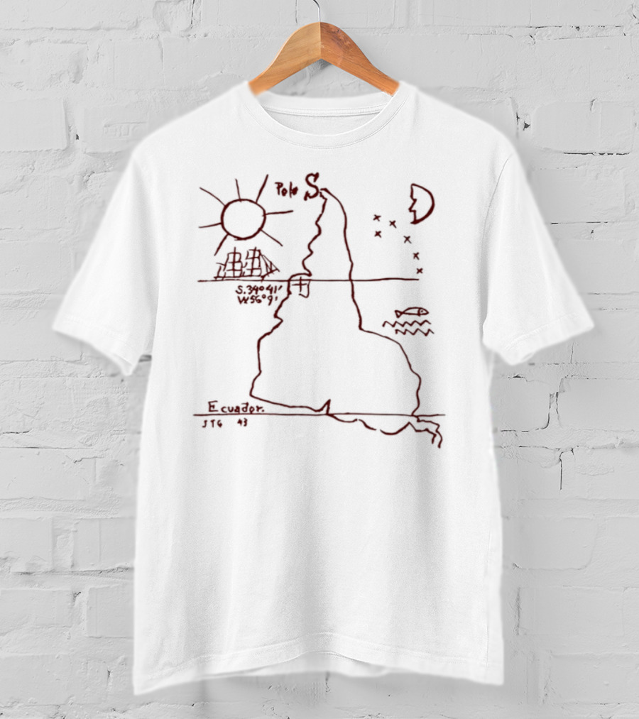Winona Forever Gracias A Dios Nasci Na América Latina Map Outline Sun Moon T-Shirt