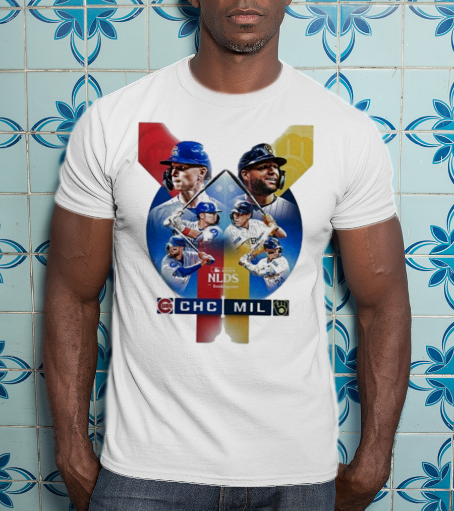 2025 MLB Postseason Chicago Cubs Vs Milwaukee Brewers NLDS Matchup T-Shirt