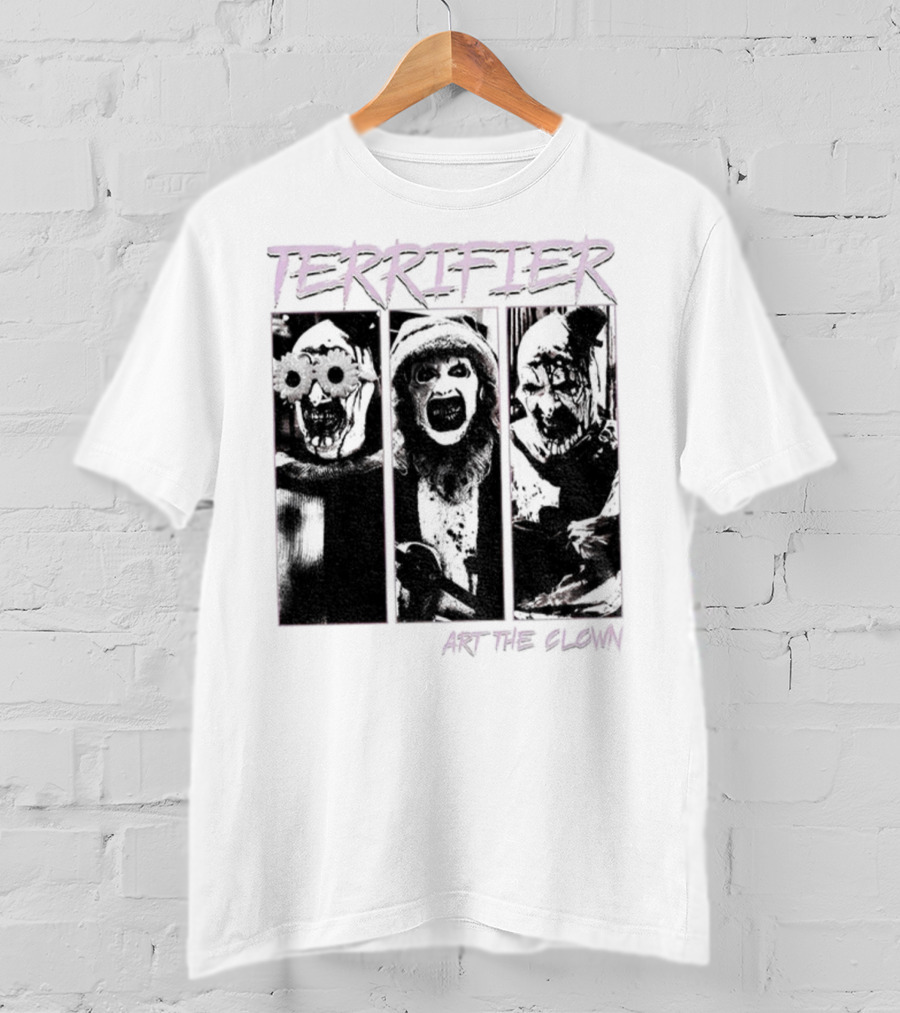 Terrifier Art The Clown Horror Halloween Spooky Clown T-Shirt