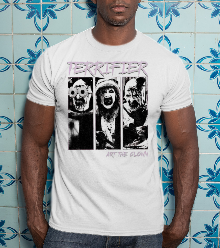 Terrifier Art The Clown Horror Halloween Spooky Clown T-Shirt