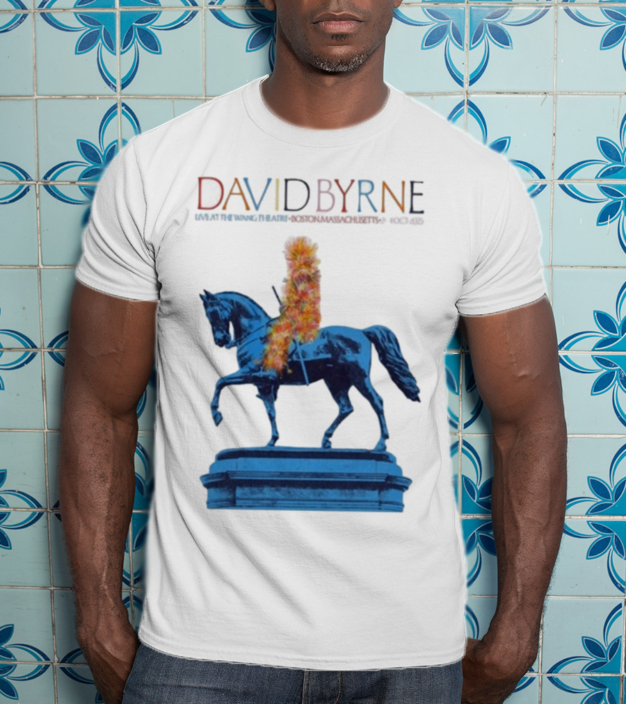 David Byrne Wang Theatre Boston MA Oct 2-4 2025 Tour T-Shirt