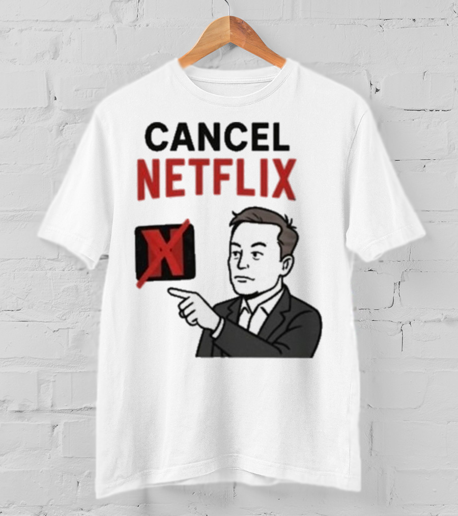 Cancel Netflix Elon Musk Meme Viral Support T-Shirt