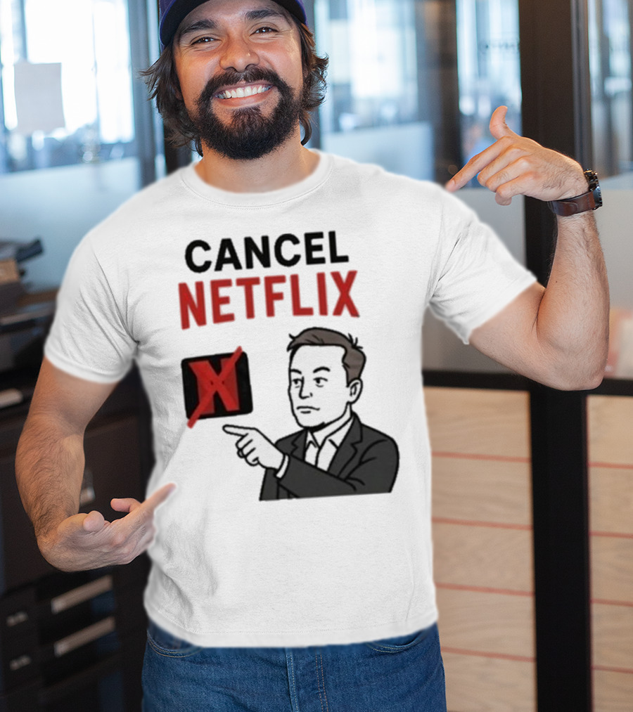 Cancel Netflix Elon Musk Meme Viral Support T-Shirt