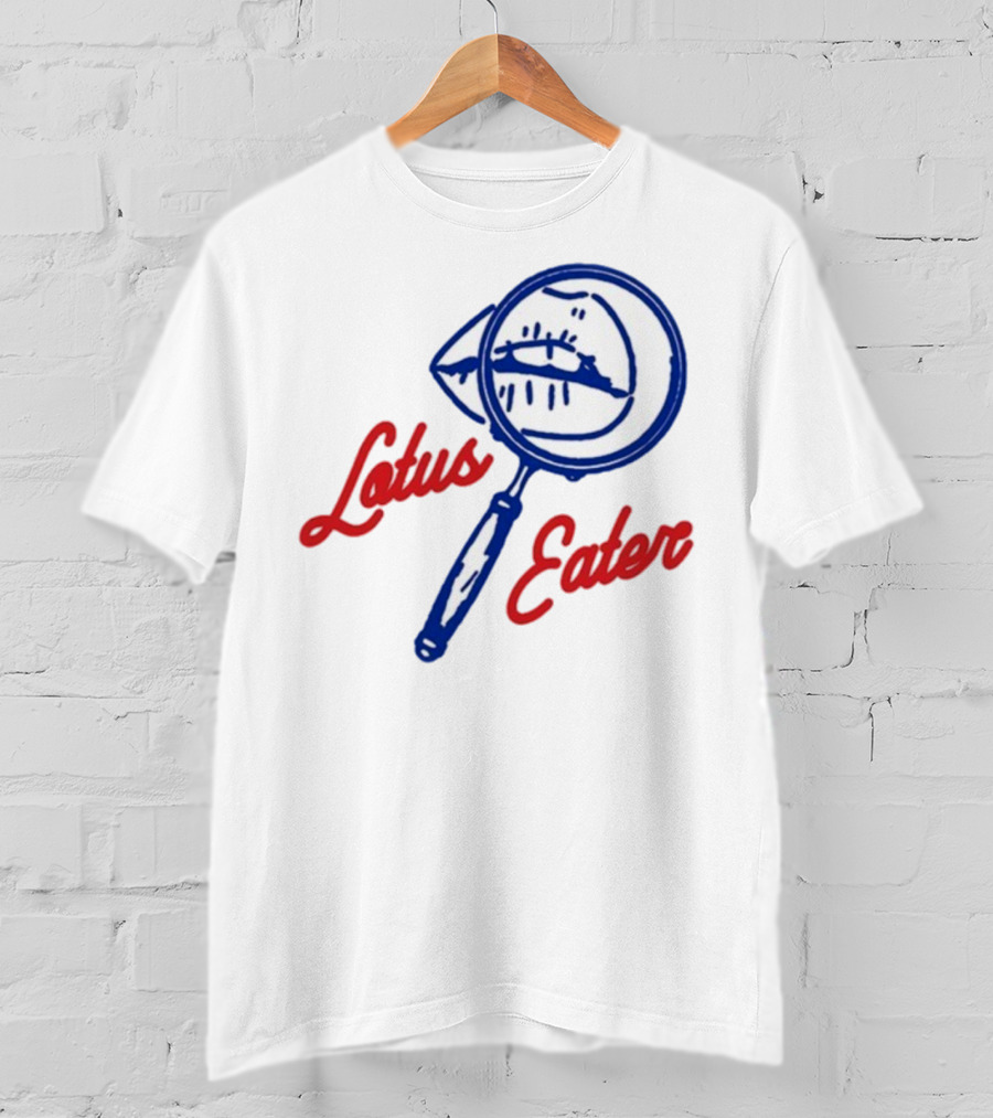 Lotus Eater Eye Magnifying Glass Logo T-Shirt