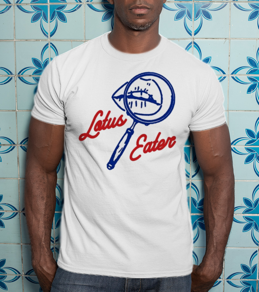 Lotus Eater Eye Magnifying Glass Logo T-Shirt