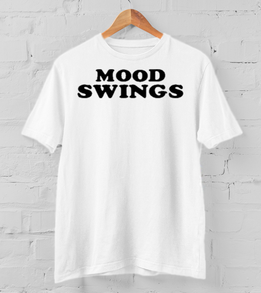 Henry Moodie Mood Swings Retro Style Lettering T-Shirt