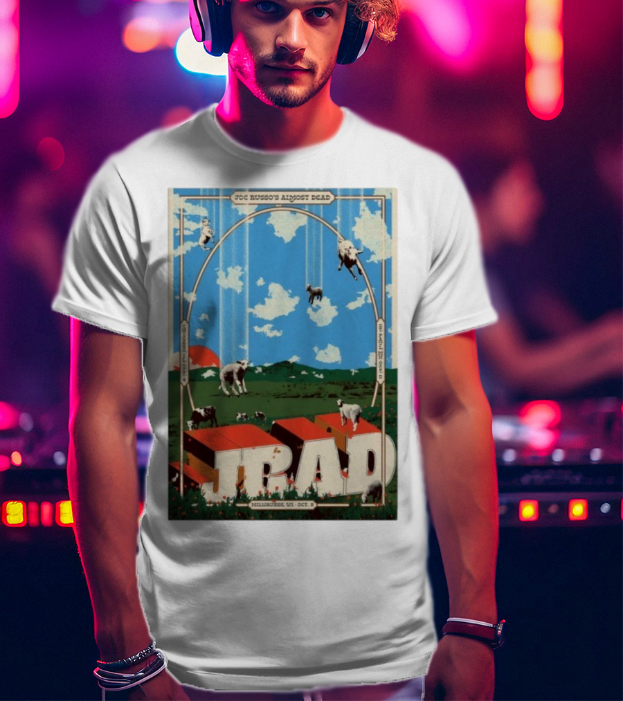 Joe Russo's Almost Dead JRAD Milwaukee WI Oct 3 2025 Lambs Clouds T-Shirt