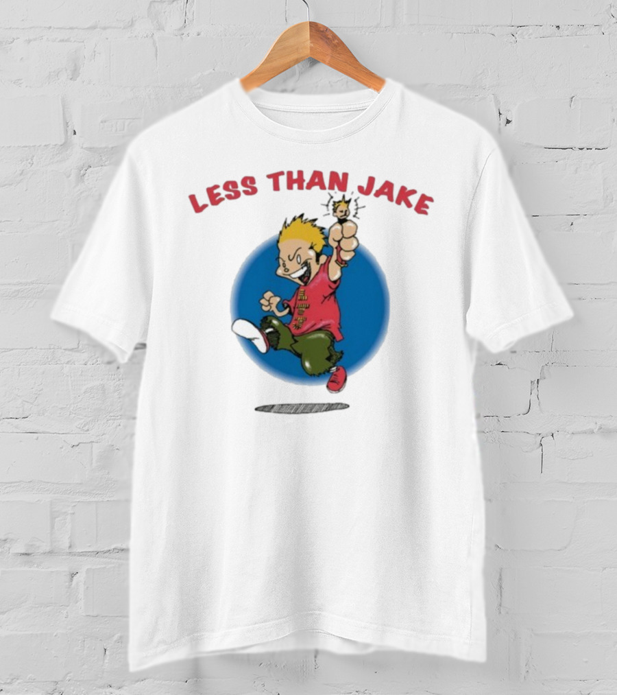 Less Than Jake Og Evo Punk Icon Character Rare Vintage Style T-Shirt