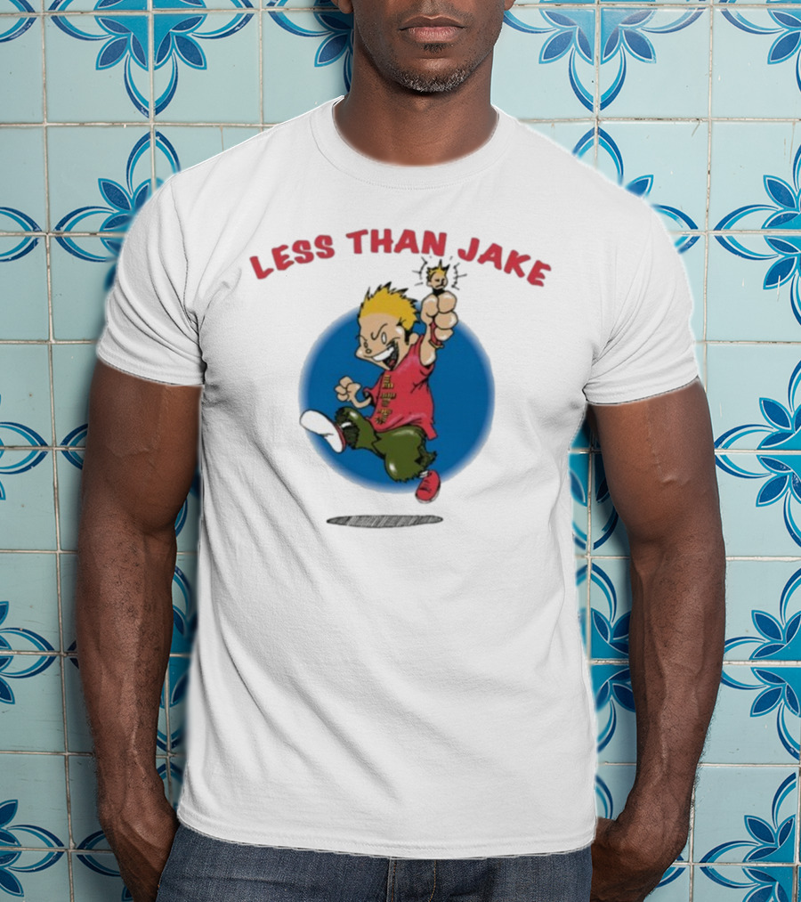 Less Than Jake Og Evo Punk Icon Character Rare Vintage Style T-Shirt