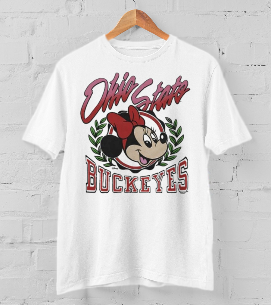 Ohio State Buckeyes Minnie Mouse Disney Collab T-Shirt