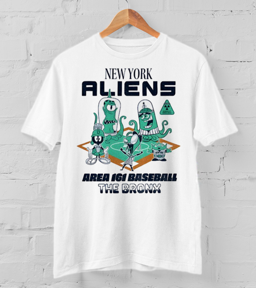 New York Aliens Area 161 Baseball The Bronx T-Shirt