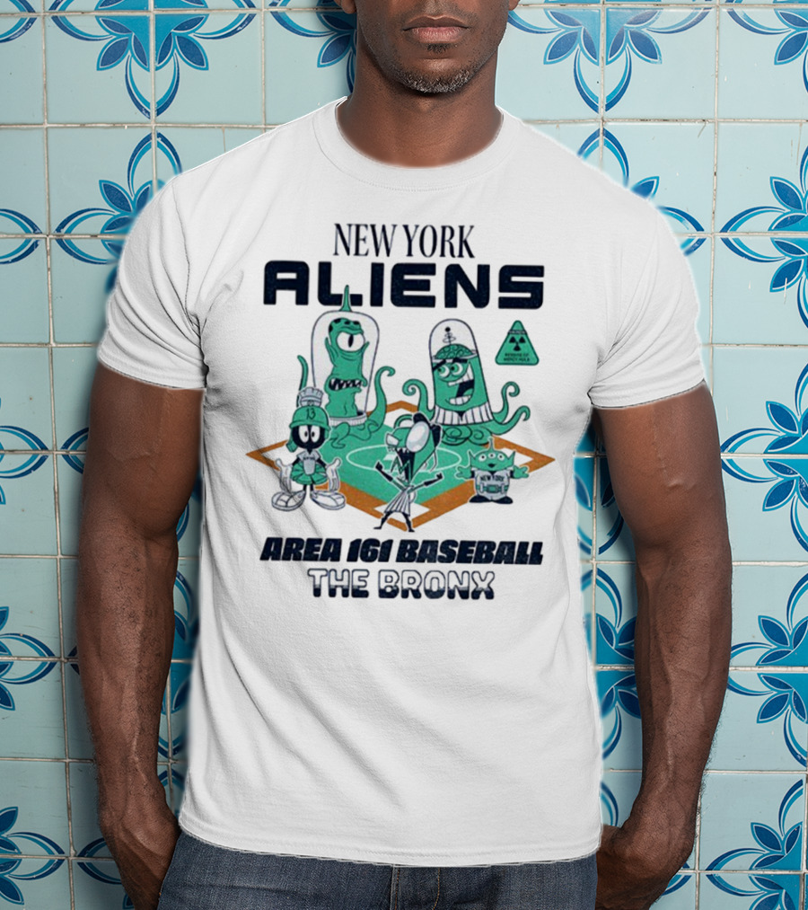 New York Aliens Area 161 Baseball The Bronx T-Shirt