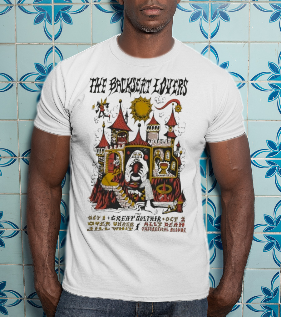 The Backseat Lovers Tour Unique Castle Artwork Oct 1 And 2 2025 T-Shirt