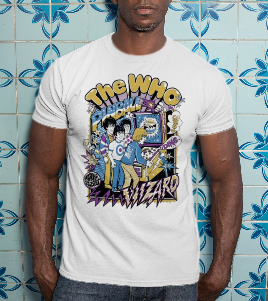 The Who Pinball Wizard Market Studios Collaboration T-Shirt