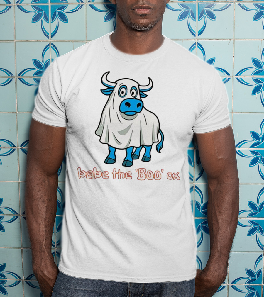 Babe The BOO Ox Ghost Cow Halloween Costume Fun T-Shirt