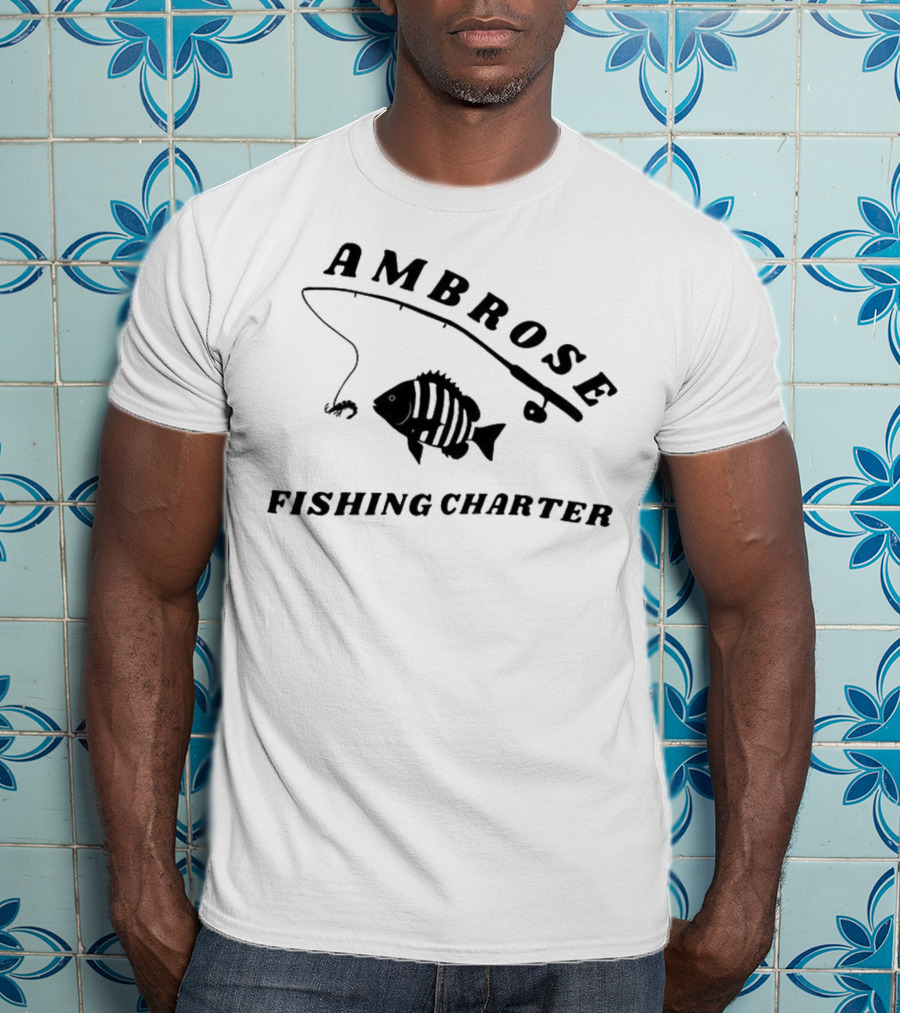 Ambrose Fishing Charter Fun Angling Adventure T-Shirt