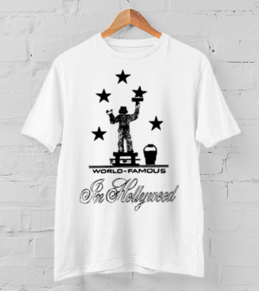 World Famous Anna Mills Hollywood Stars Silhouette Icon T-Shirt