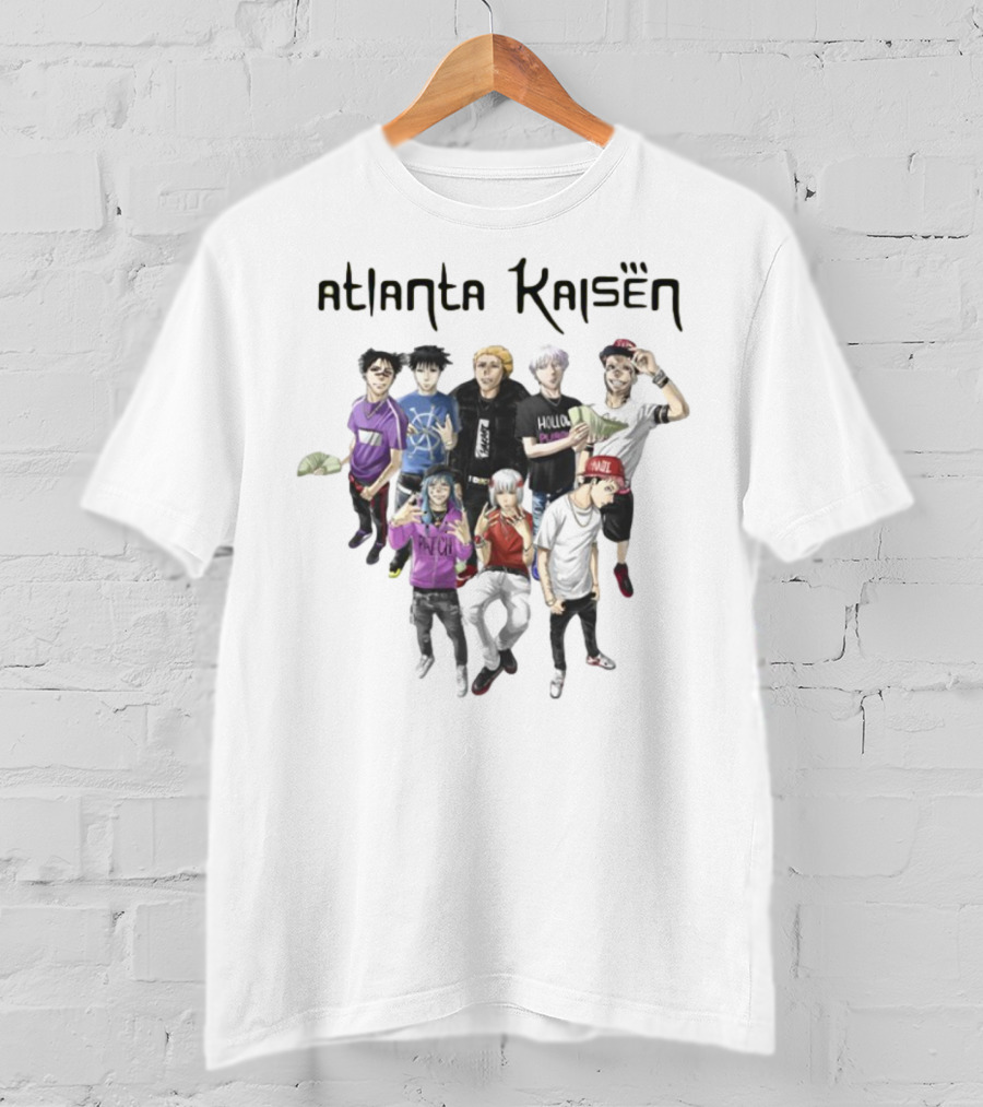 Goofyahhtees Atlanta Kaisen Anime Character Group With Fashion Styles T-Shirt