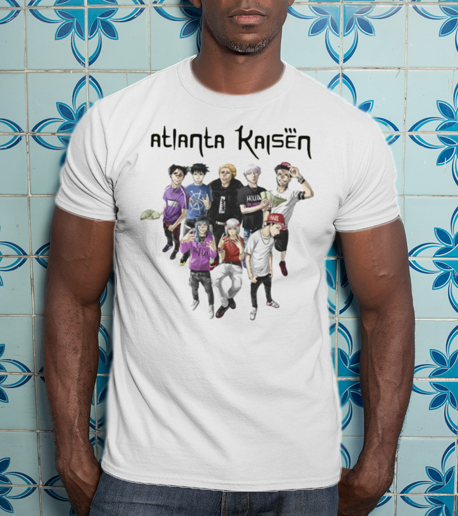 Goofyahhtees Atlanta Kaisen Anime Character Group With Fashion Styles T-Shirt