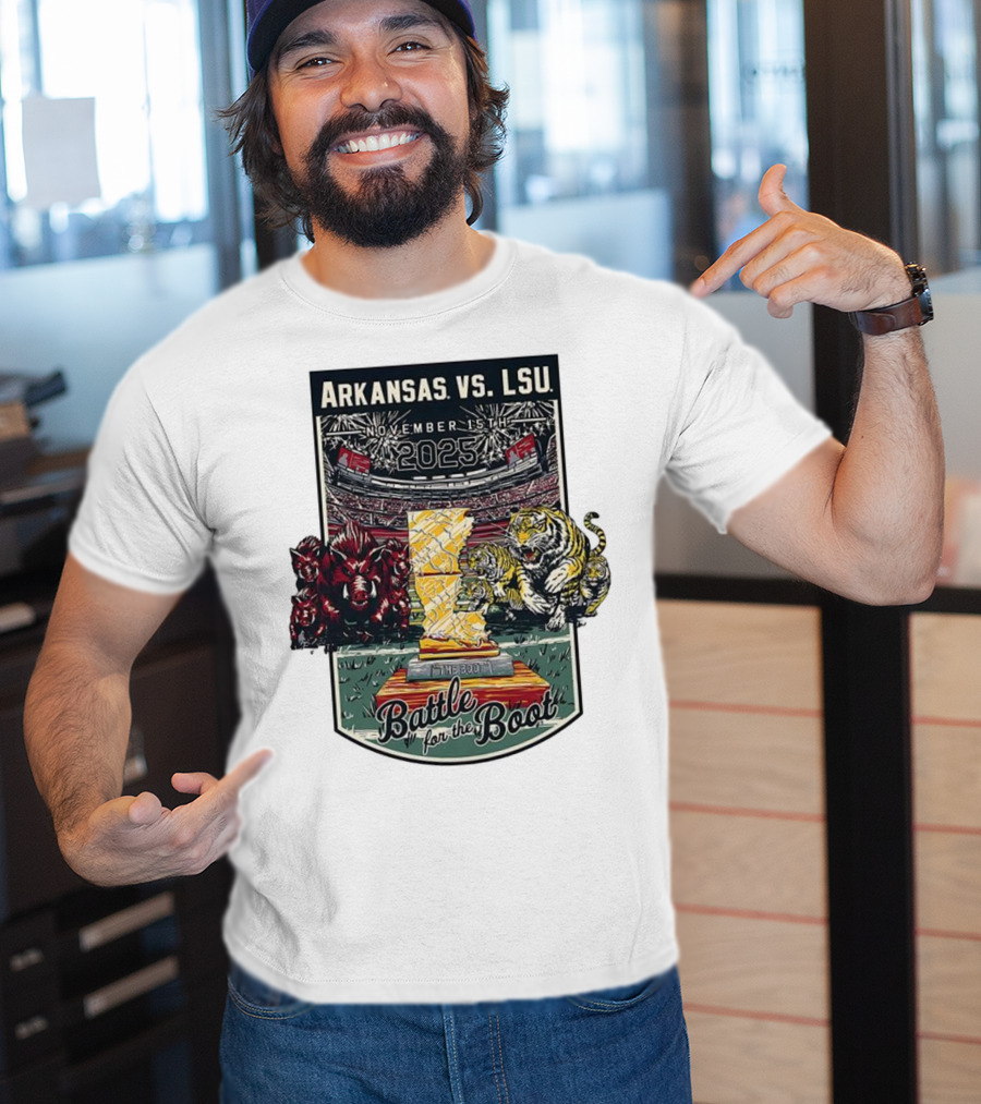 Arkansas Vs LSU November 15th 2025 Battle For The Boot T-Shirt