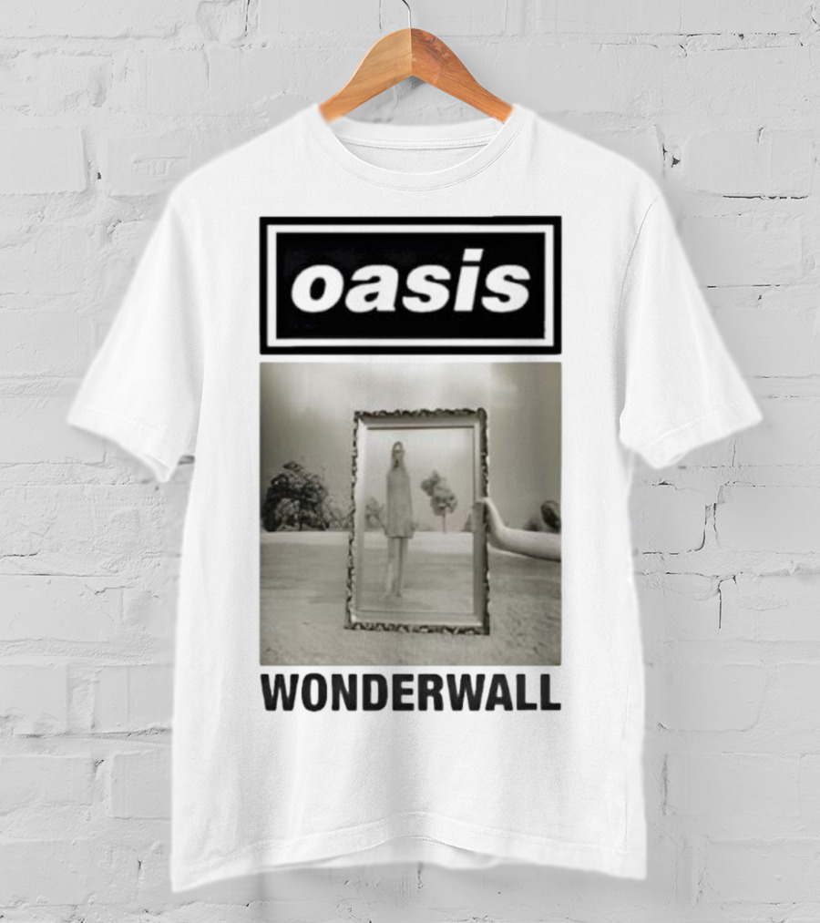 Oasis Wonderwall Single Oasisinet Visual T-Shirt