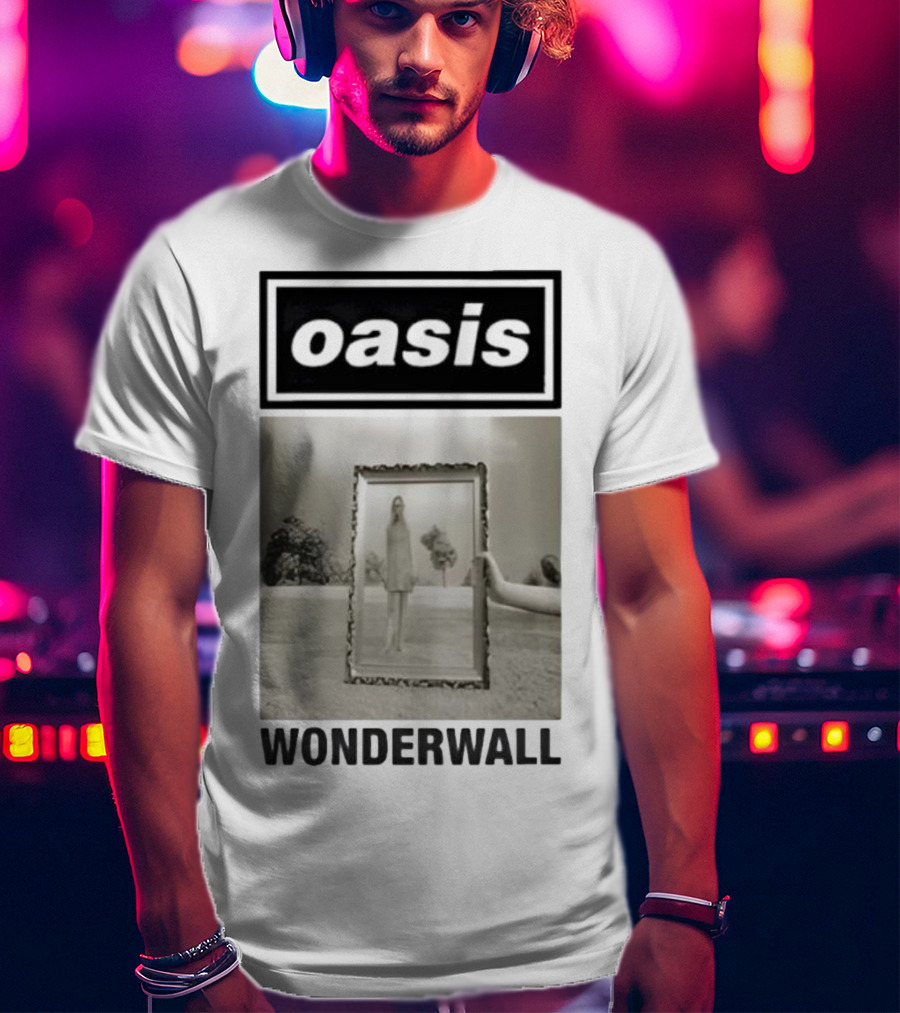 Oasis Wonderwall Single Oasisinet Visual T-Shirt