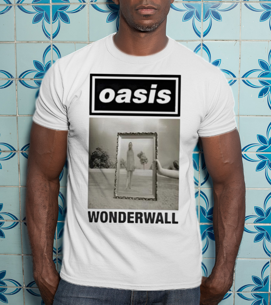 Oasis Wonderwall Single Oasisinet Visual T-Shirt