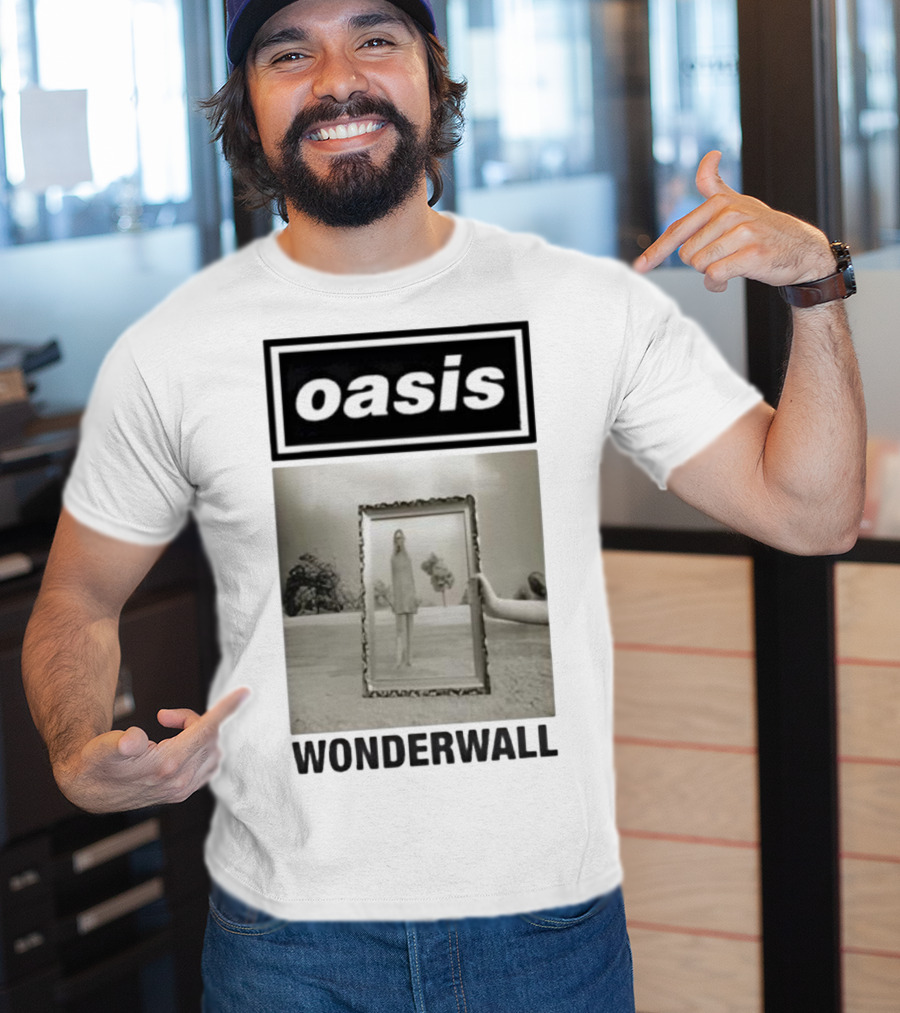Oasis Wonderwall Single Oasisinet Visual T-Shirt