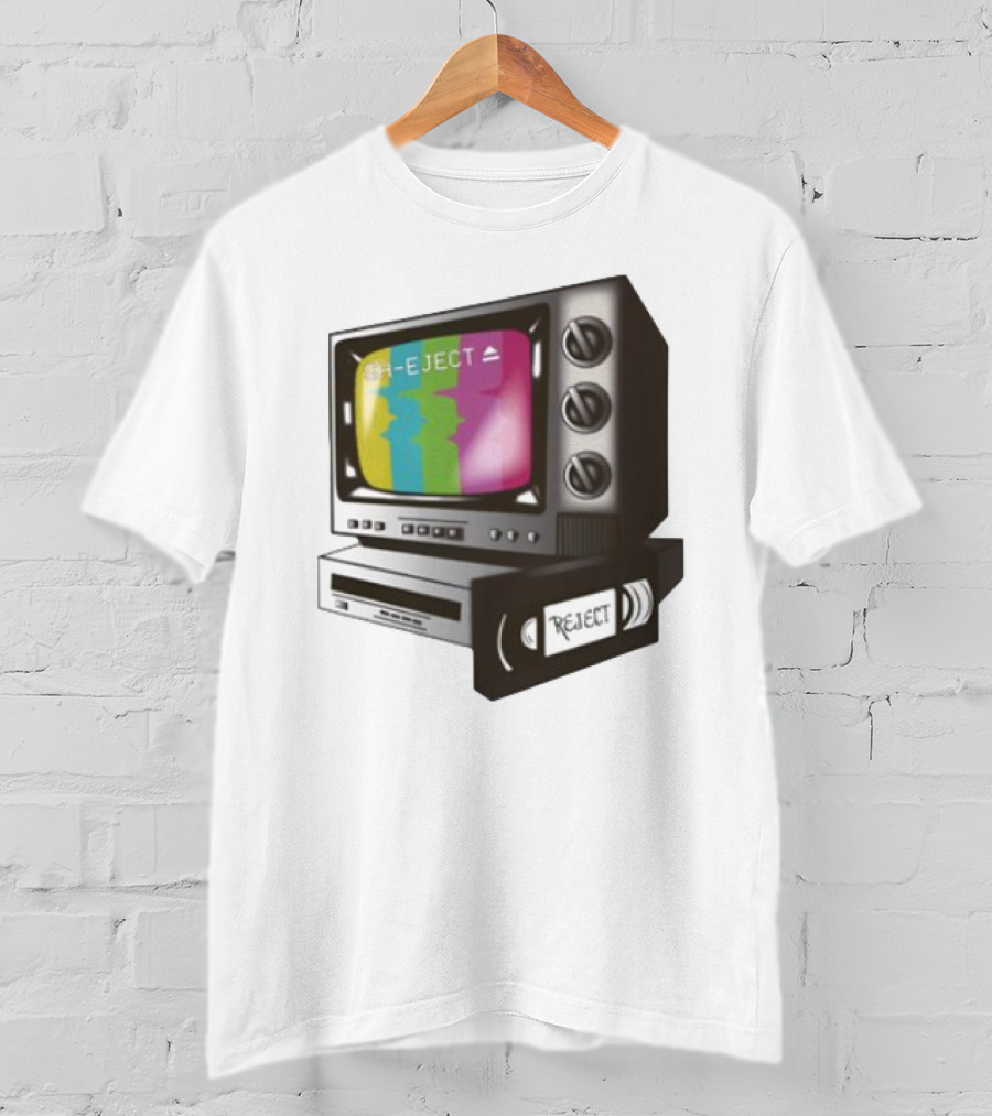 Sh-Eject Retro TV VHS Eject Design T-Shirt