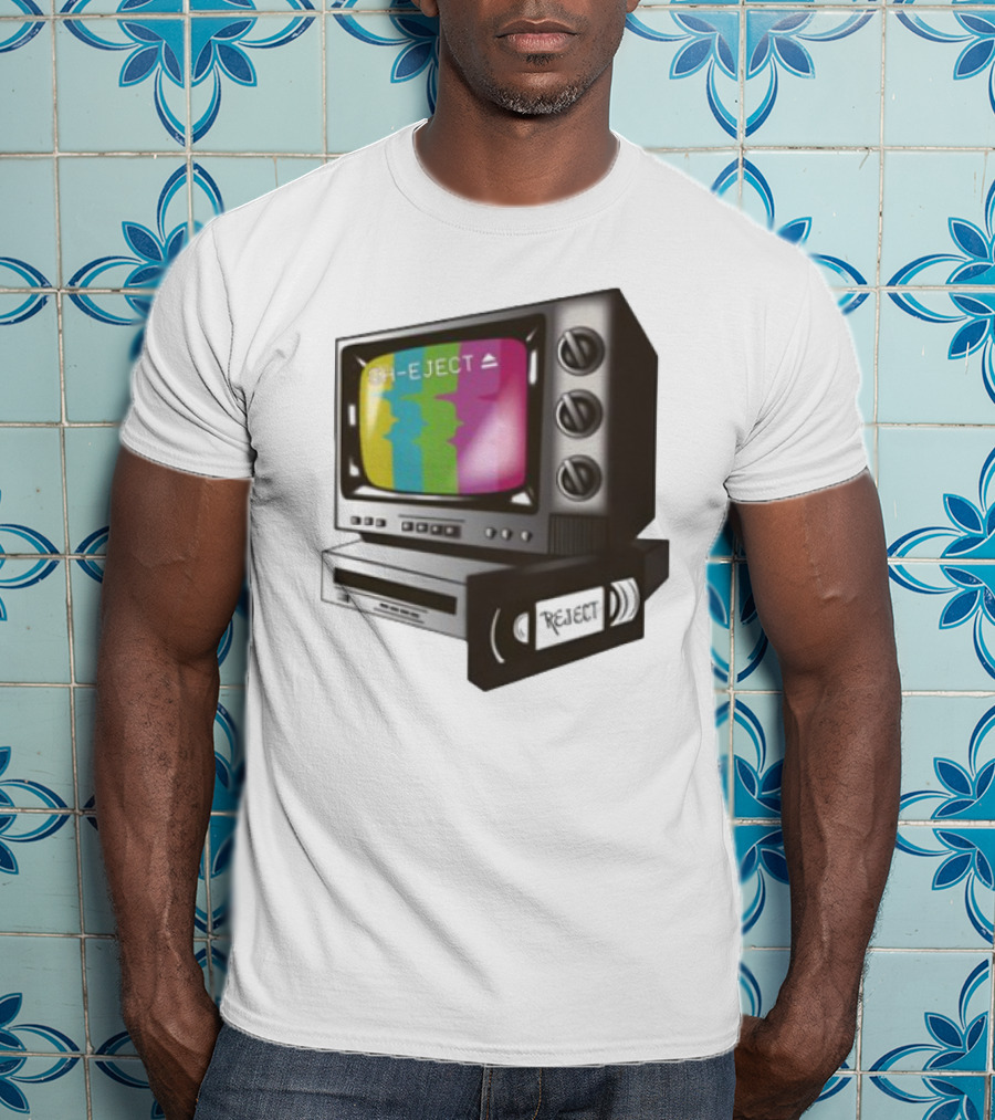 Sh-Eject Retro TV VHS Eject Design T-Shirt