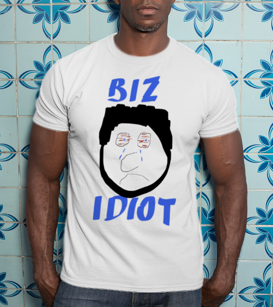 Biz Idiot Meme Renaissance Style Tears T-Shirt