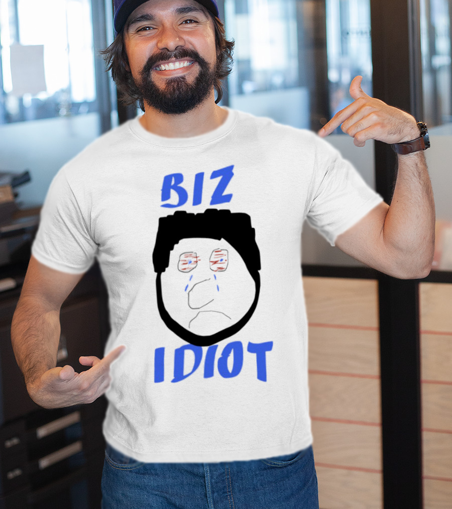 Biz Idiot Meme Renaissance Style Tears T-Shirt
