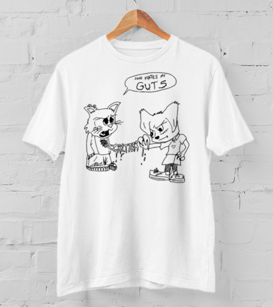 Limited Edition She Hates My Guts Wolf Character T-Shirt