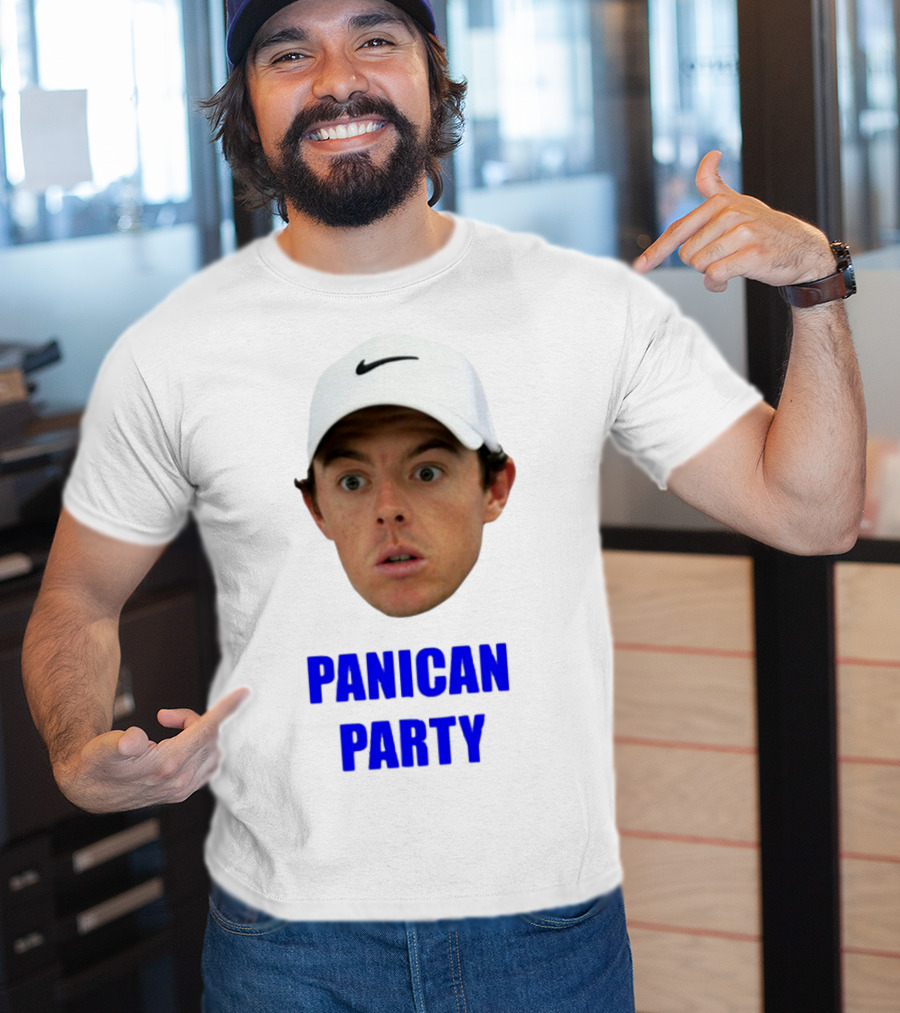 Panican Party Funny Golf Cap Expression T-Shirt