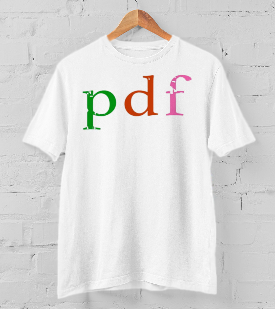 Pdf These Files Contain Confidential Multicolor Text T-Shirt