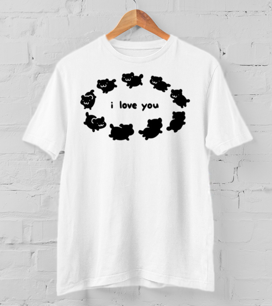 Crumb I Love You Cute Animal Circle T-Shirt