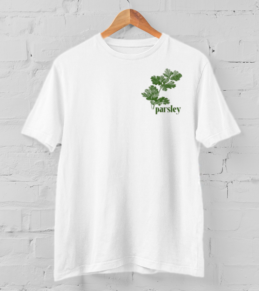 Atthemoment Green Parsley Leaves T-Shirt