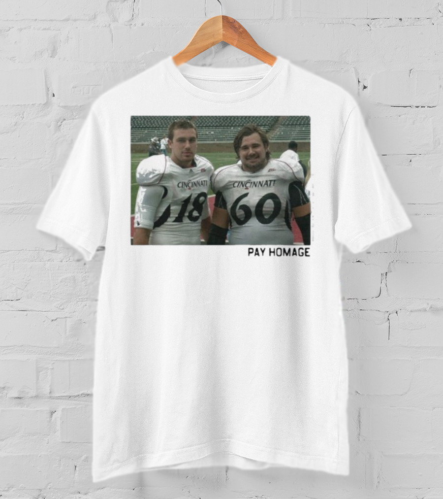 Cincinnati Bearcats Kelce Brothers Football Team Vintage Tribute T-Shirt