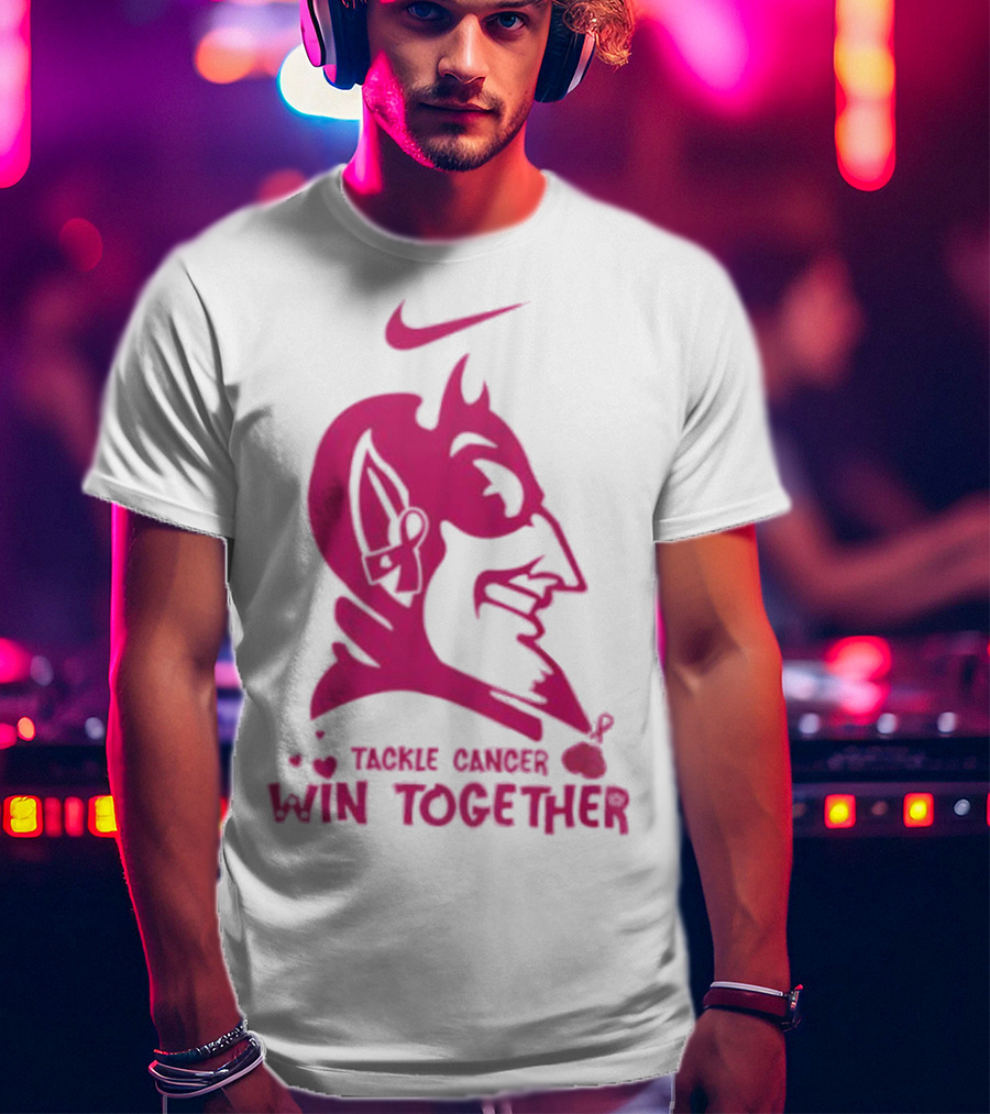Duke Blue Devils Nike Tackle Cancer Win Together In October We Wear Pink T-Shirt