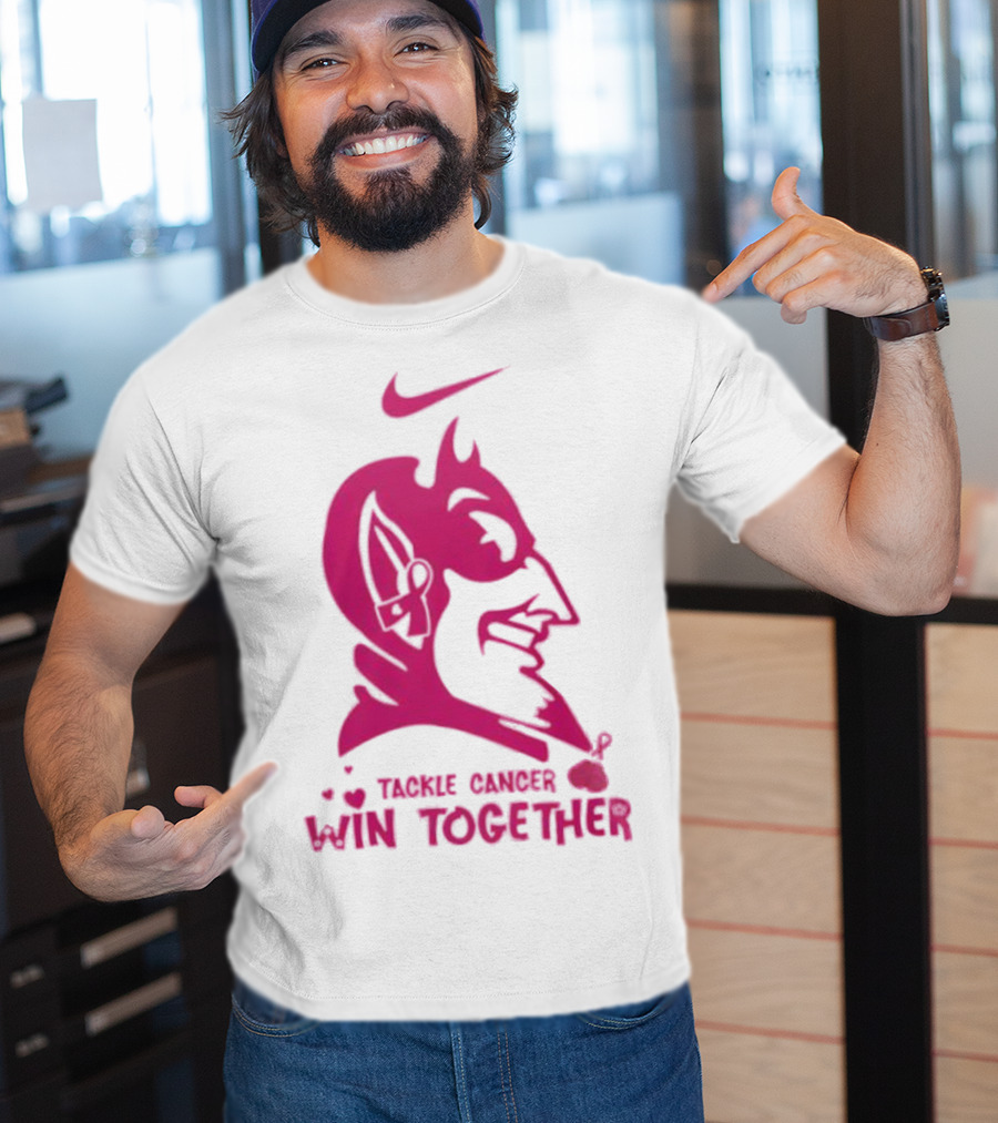 Duke Blue Devils Nike Tackle Cancer Win Together In October We Wear Pink T-Shirt