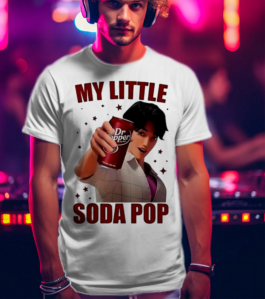 My Little Soda Pop Dr. Pepper Anime Character T-Shirt