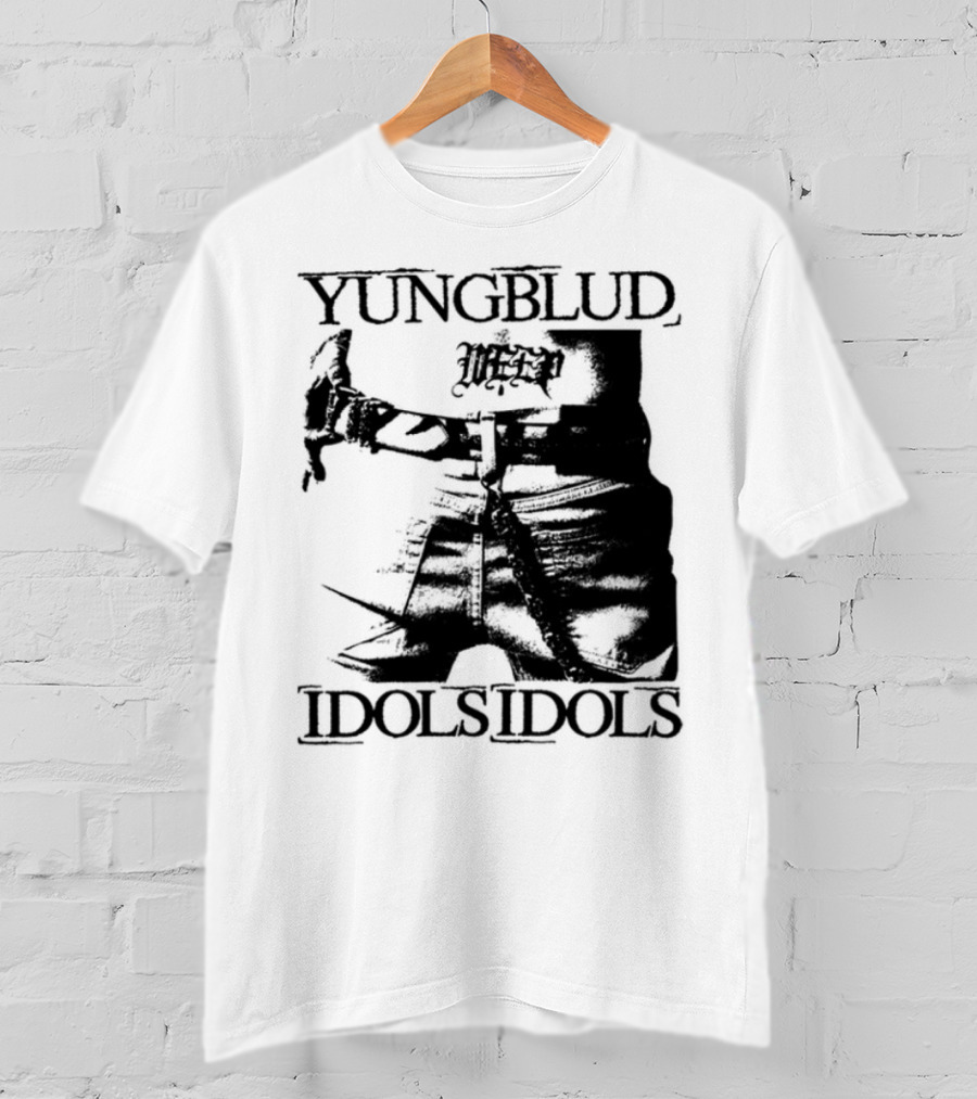 Yungblud Idolsidols Limited White Tattoo Design T-Shirt