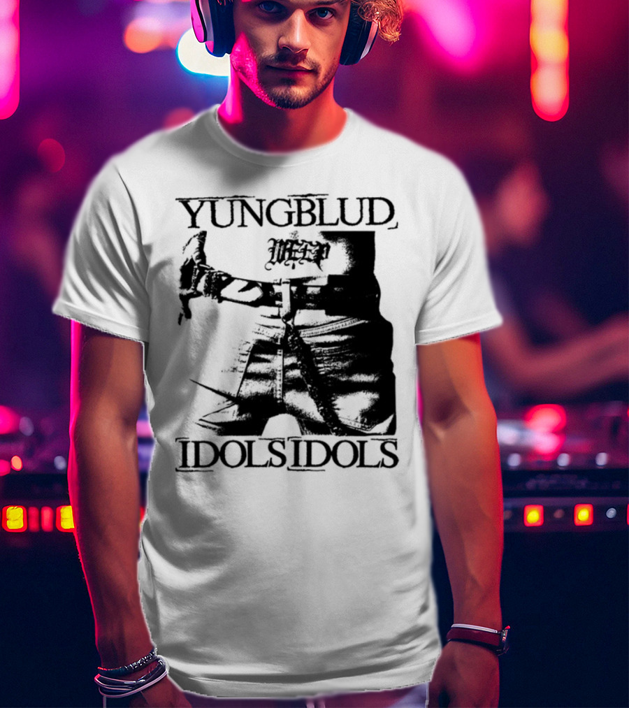 Yungblud Idolsidols Limited White Tattoo Design T-Shirt