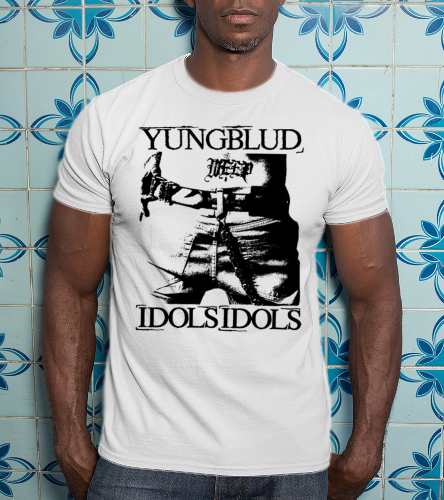 Yungblud Idolsidols Limited White Tattoo Design T-Shirt