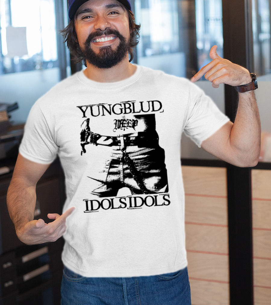 Yungblud Idolsidols Limited White Tattoo Design T-Shirt