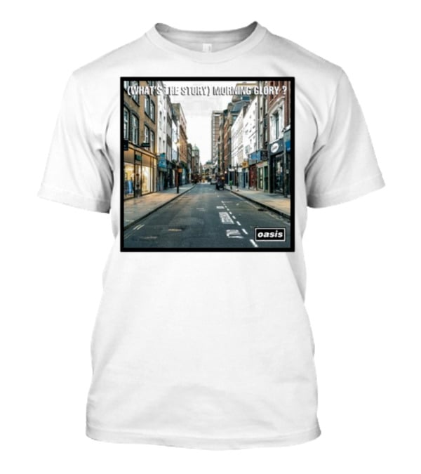 Oasis What's The Story Morning Glory Berwick Street Album Art Classic Scene T-Shirt