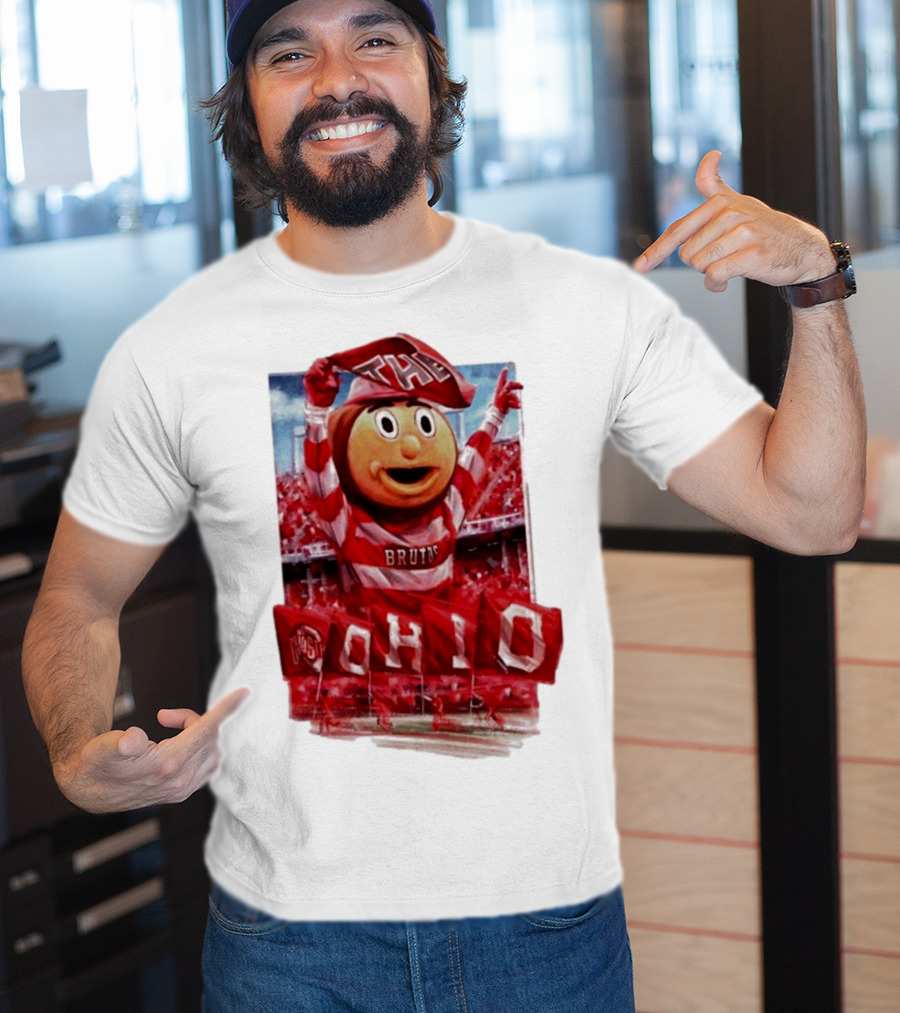 Ohio State Buckeyes Brutus Mascot At Ohio Stadium Event T-Shirt