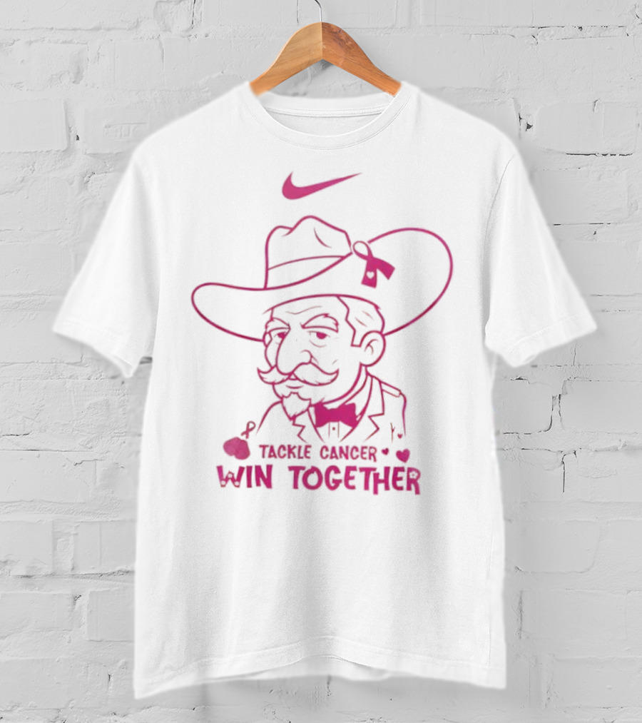 Ole Miss Rebels Nike Tackle Cancer Win Together Pink October T-Shirt