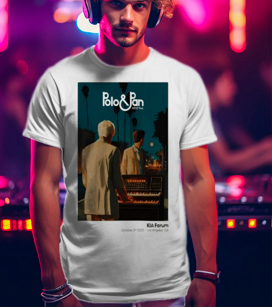 Polo & Pan 2222 Tour October 3 2025 Inglewood CA Event T-Shirt